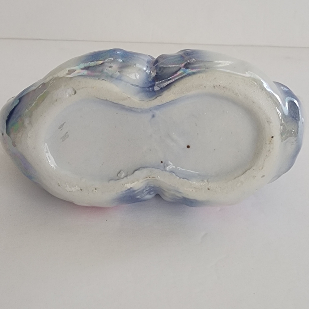 Lusterware Swan Ceramic Vase Set - Picture 6 of 16